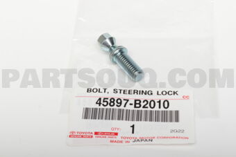 45897B2010 BOLT, STEERING LOCK SET