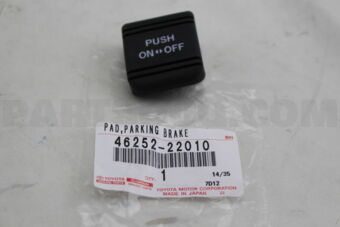 4625222010 PAD, PARKING PEDAL