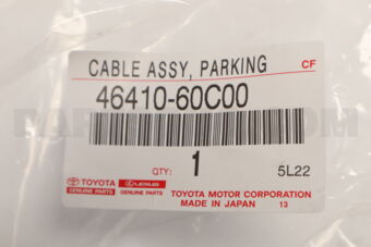 4641060C00 Toyota CABLE ASSY  PARKING