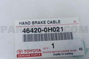 464200H021 CABLE ASSY, PARKING**