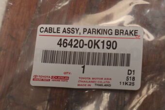 464200K190 CABLE ASSY, PARKING
