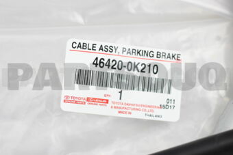 464200K210 CABLE ASSY  PARKING
