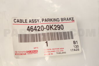 464200K290 Toyota 46420-0K290
