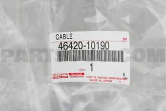 4642010190 CABLE ASSY, PARKING BRAKE, NO.2