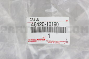 4642010190 Toyota CABLE ASSY, PARKING BRAKE, NO.2
