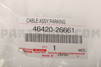 4642026661 CABLE ASSY, PARKING
