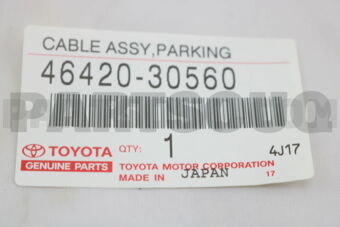 4642030560 CABLE ASSY, PARKING BRAKE, NO.2