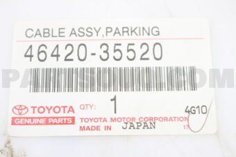 4642035520 Toyota CABLE ASSY, PARKING BRAKE, NO.2