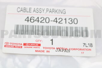 4642042130 Toyota CABLE ASSY, PARKING BRAKE, NO.2