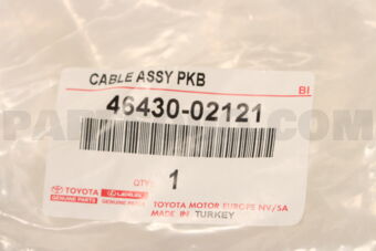 4643002121 CABLE ASSY, PARKING BRAKE, NO.3