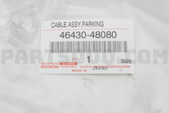 4643048080 CABLE ASSY, PARKING BRAKE, NO.3