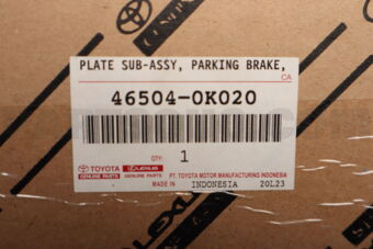 465040K020 PLATE SUB-ASSY, PARK