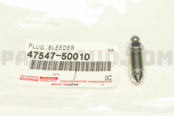 4754750010 PLUG, BLEEDER(FOR FRONT DISC BRAKE