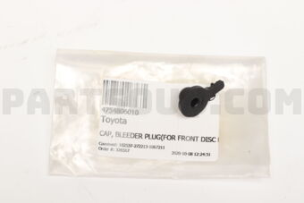 4754806010 CAP, BLEEDER PLUG(FOR FRONT DISC B