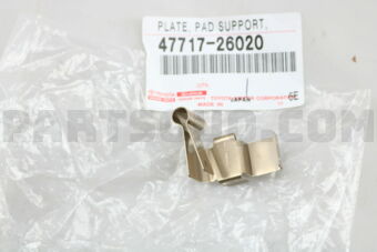 4771726020 PLATE, PAD SUPPORT, NO.2(FOR FRONT