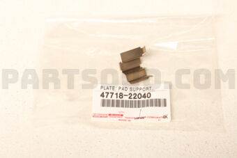 4771822040 PLATE, PAD SUPPORT, NO.3(FOR REAR 