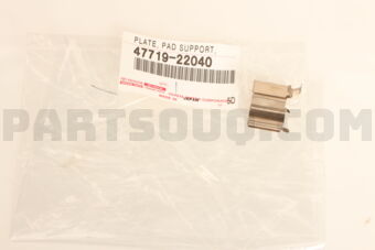 4771922040 PLATE, PAD SUPPORT, NO.4(FOR REAR 