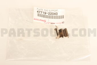 4771922040 PLATE, PAD SUPPORT, NO.4(FOR REAR 