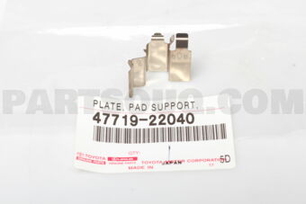 4771922040 PLATE, PAD SUPPORT, NO.4(FOR REAR 