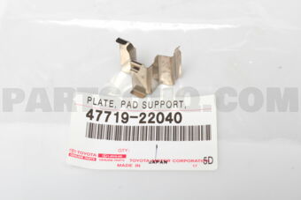 4771922040 PLATE, PAD SUPPORT, NO.4(FOR REAR 