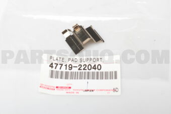 4771922040 PLATE, PAD SUPPORT, NO.4(FOR REAR 