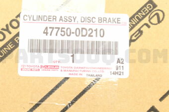 477500D210 CYLINDER ASSY, DISC BRAKE, LH