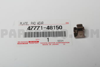 4777148150 PLATE, PAD WEAR INDICATOR, NO.1