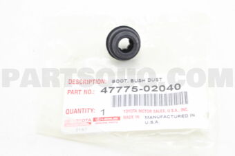 4777502040 BOOT, BUSH DUST(FOR FRONT DISC BRA