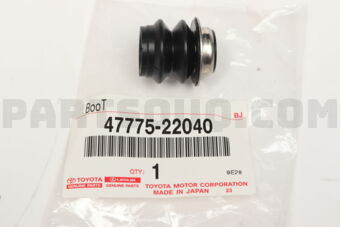 4777522040 BOOT, BUSH DUST(FOR FRONT DISC BRA