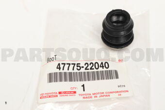 4777522040 BOOT, BUSH DUST(FOR FRONT DISC BRA