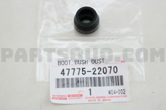 4777522070 BOOT, BUSH DUST(FOR REAR DISC BRAK