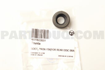 4777612020 BOOT, MAIN PIN(FOR REAR DISC BRAKE