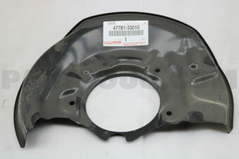 4778133010 COVER, DISC BRAKE DUST, FRONT RH