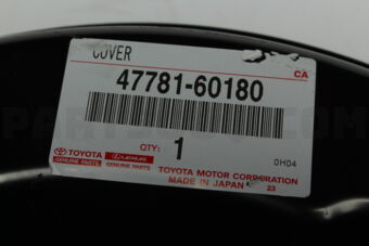 4778160180 COVER  DISC BRAKE