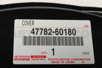 4778260180 COVER  DISC BRAKE