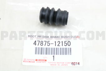 4787512150 BOOT, BUSH DUST(FOR REAR DISC BRAK