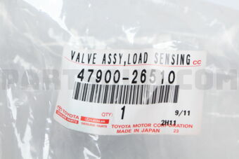4790026510 VALVE ASSY, LOAD SENSING W/SPRING