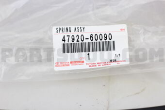 4792060090 Toyota SPRING ASSY, LOAD SENSING