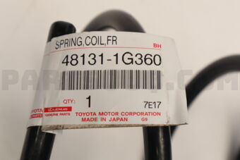 481311G360 Toyota SPRING, FRONT COIL, RH/LH