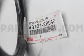 481312P040 Toyota SPRING, FRONT COIL, RH/LH