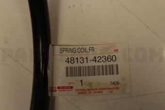 4813142360 Toyota SPRING, FRONT COIL, RH/LH