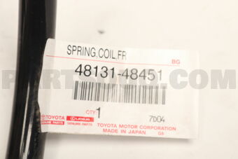 4813148451 SPRING, FRONT COIL, RH/LH