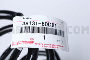 4813160D81 Toyota SPRING, FRONT COIL, RH/LH