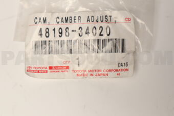 4819834020 CAM, CAMBER ADJUST, NO.2