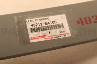 482126A100 LEAF, REAR SPRING, NO.2