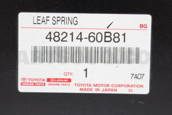 4821460B81 LEAF, REAR SPRING, NO.4