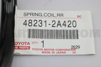 482312A420 SPRING, COIL, REAR, RH/LH