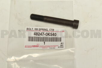 482470K540 BOLT  RR SPRING  CTR