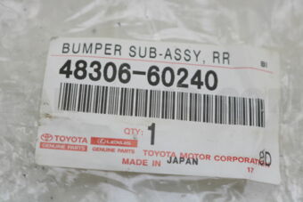 4830660240 BUMPER SUB-ASSY, REAR SPRING, RH
