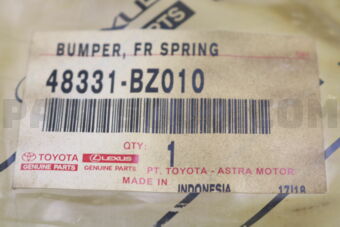 48331BZ010 Toyota BUMPER, FRONT SPRING, RH/LH